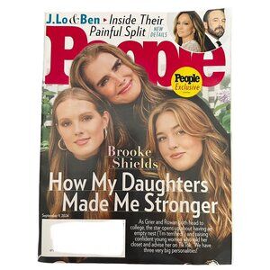 People Magazine September 9 2024 Brooke Shields & Daughters Exclusive J.Lo & Ben